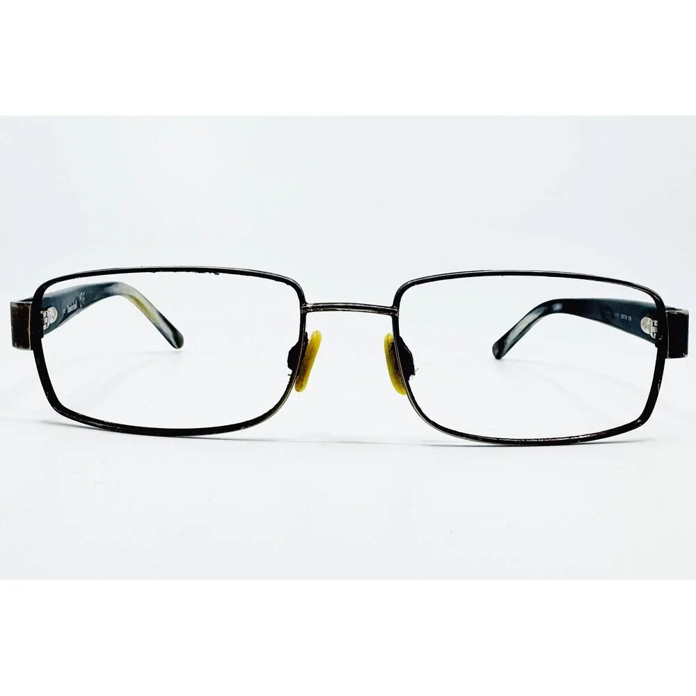 Timberland Eyeglasses Mens Black Rectangle TB1236 55-18-135